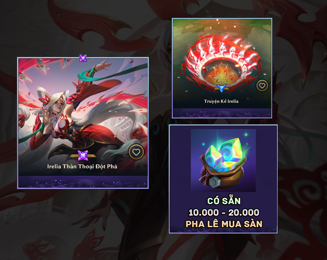 Irelia Thần Thoại - Acc TFT #3961 | Shop Acc TFT