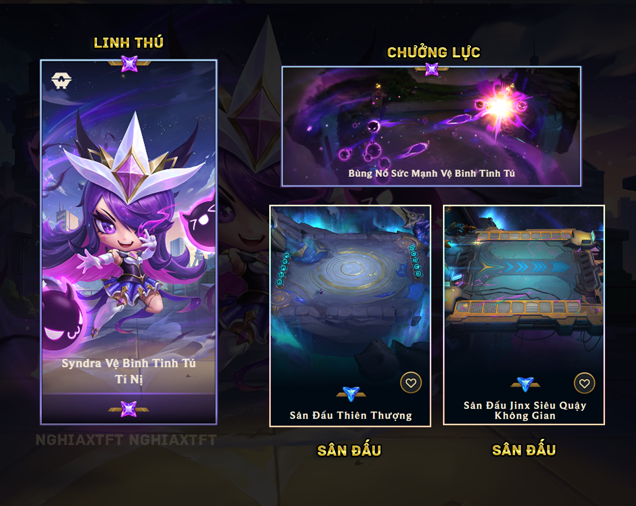 Syndra Vệ Binh Tinh Tú - Acc TFT #5332 | Shop Acc TFT