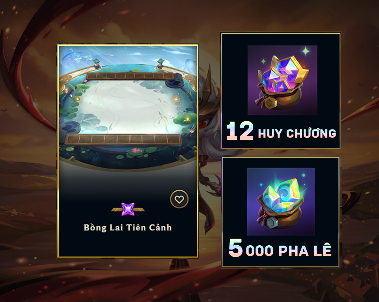 Sân Bồng Lai Tiên Cảnh - Acc TFT #5395 | Shop Acc TFT